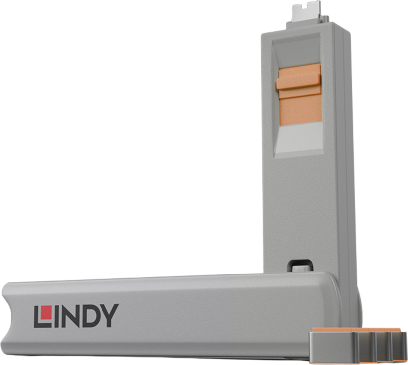 LINDY USB-C Port Blocker 4x/1x Key