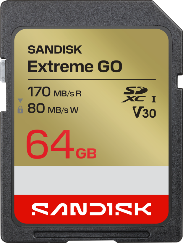 SanDisk Extreme Go SDXC Card 64GB
