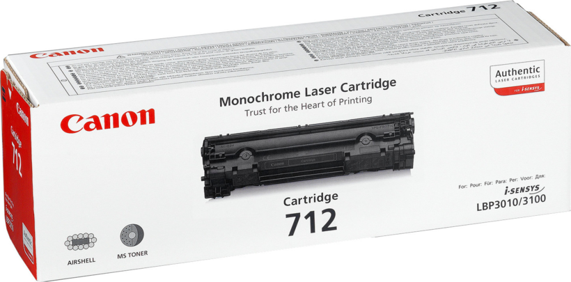 Canon Tóner 712, negro