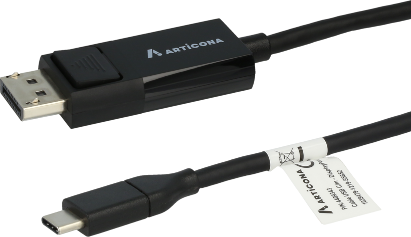 USB-C - DisplayPort m/m kábel 1,8m