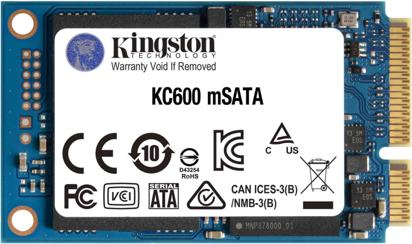 Kingston KC600 mSATA SSD 512GB