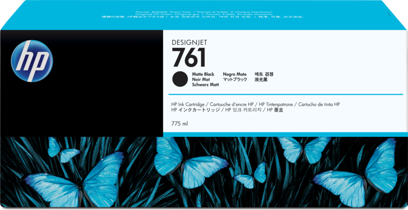 HP 761 Ink 775ml Matte Black