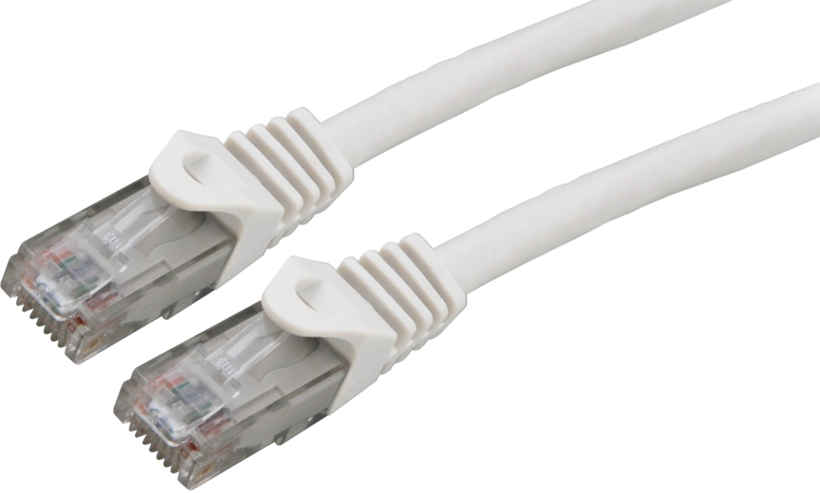Patch Cable RJ45 U/UTP Cat6 1m White