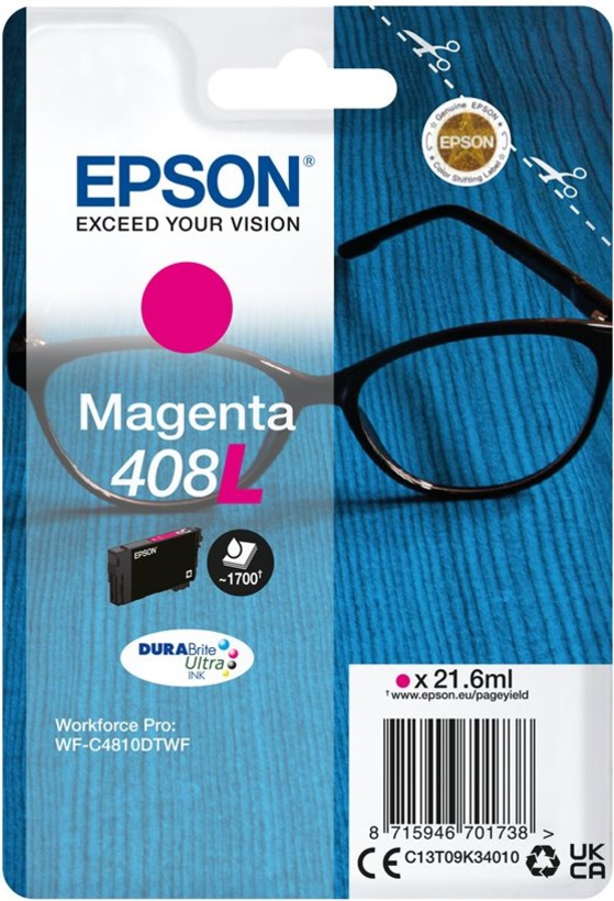 Tinta Epson DURABrite 408L Ultra magenta
