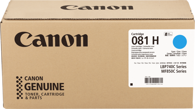 Canon 081H Toner cyan