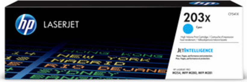 Toner HP 203X cyan