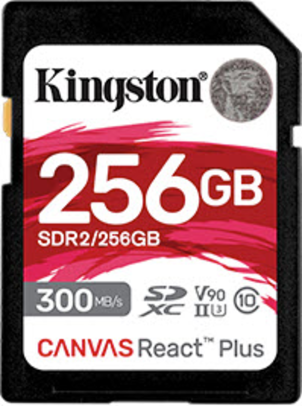 Kingston Canvas React Plus 256GB SDXC