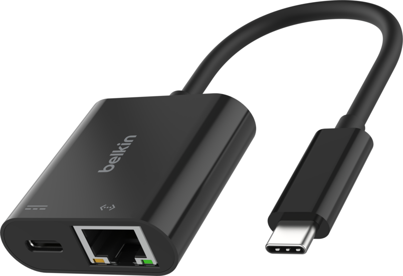 Adapter USB-C - GigabitEthernet, USB
