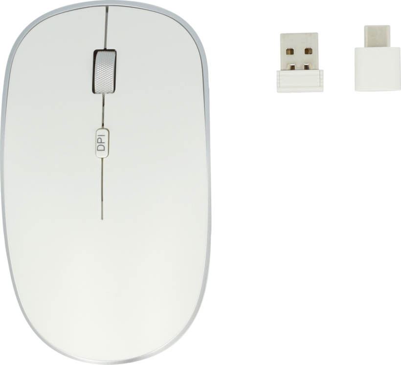 ARTICONA USB A/C Wireless Maus weiß