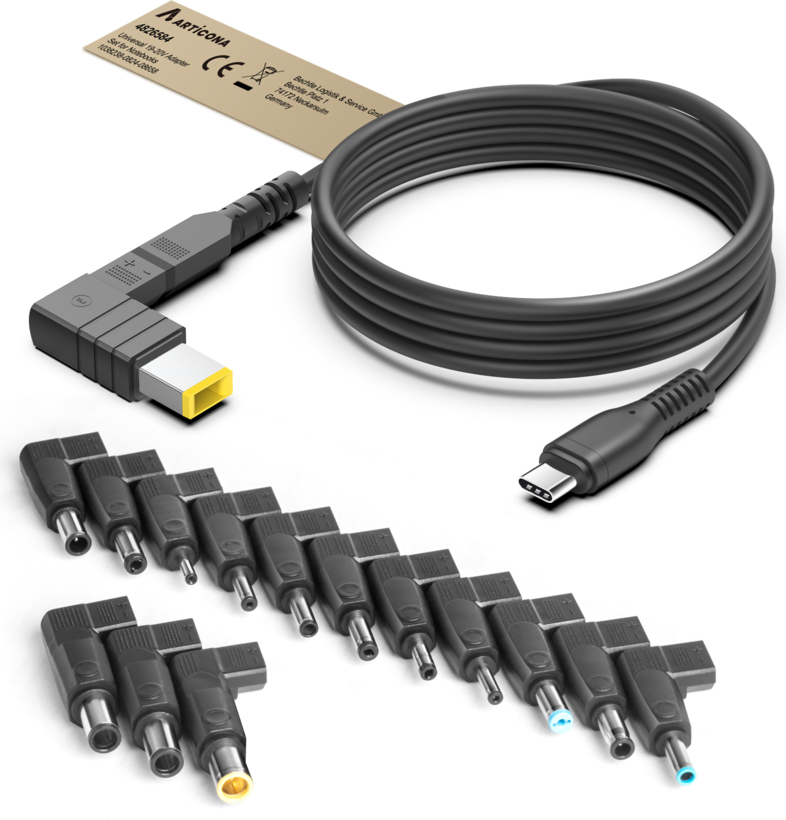 Kit adaptador universal 19 V p. portátil