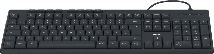 Hama CK-200 Tastatur schwarz