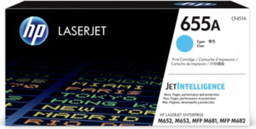 HP 655A Toner Cyan