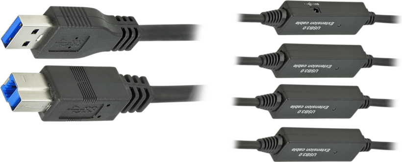 Delock Active USB Type-A - B Cable 20m