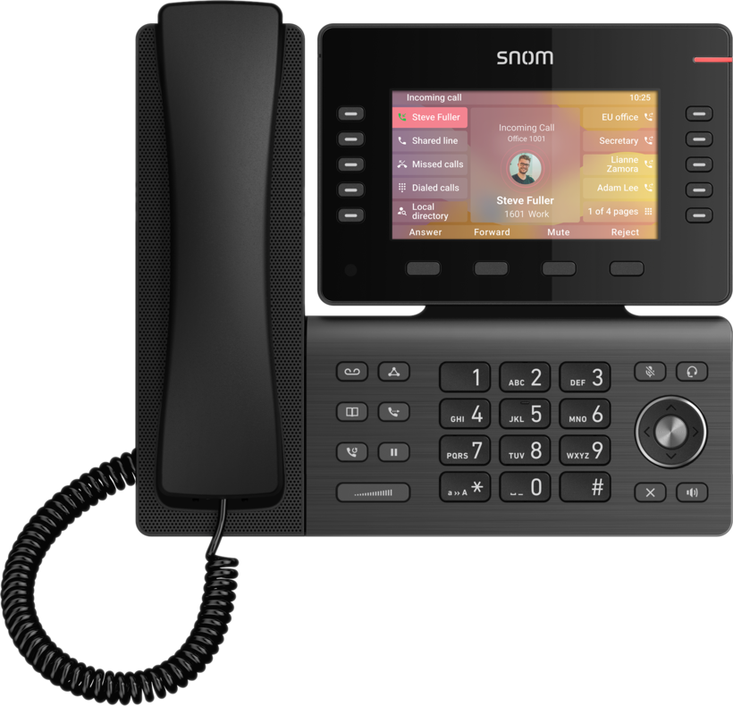 Telefon stacjonarny IP Snom D865, czarny