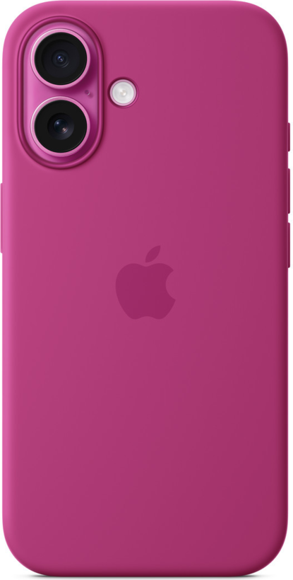 Apple iPhone 16 Silicone Case Fuchsia
