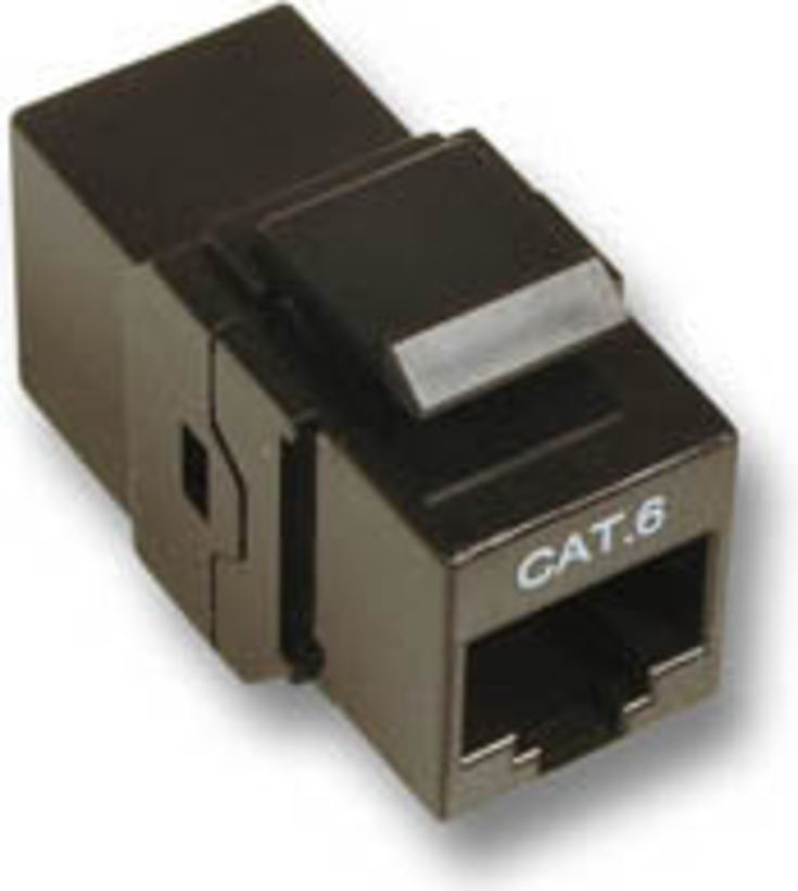Keystone 1 x RJ45 f. - f. UTP Cat6