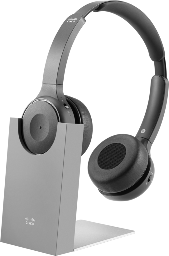 Cisco 730 Headset Carbon black + Stand