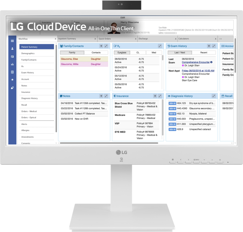 LG 24CR671N-6P Pentium 8/16 GB