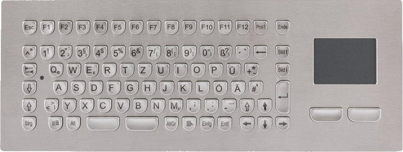 GETT InduSteel Touchpad Tastatur kompakt