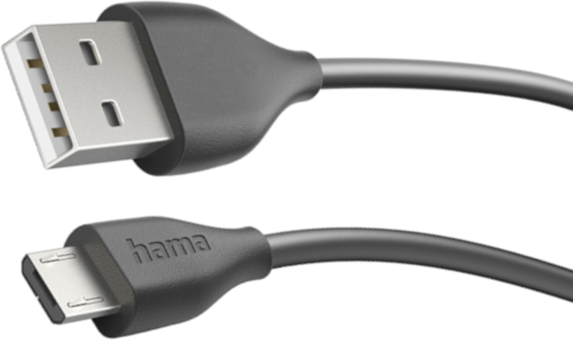 Hama USB Type-A - Micro B Cable 3m