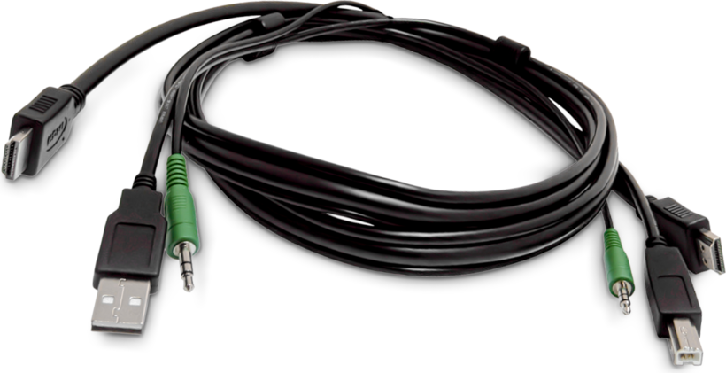 StarTech KVM Kabel HDMI,USB,Audio 1,8 m