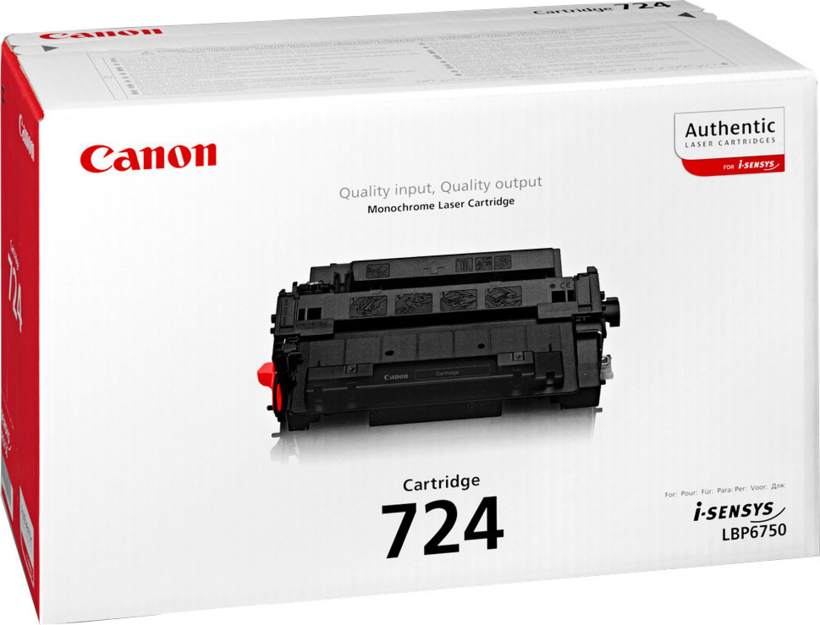 Toner Canon 724, czarny