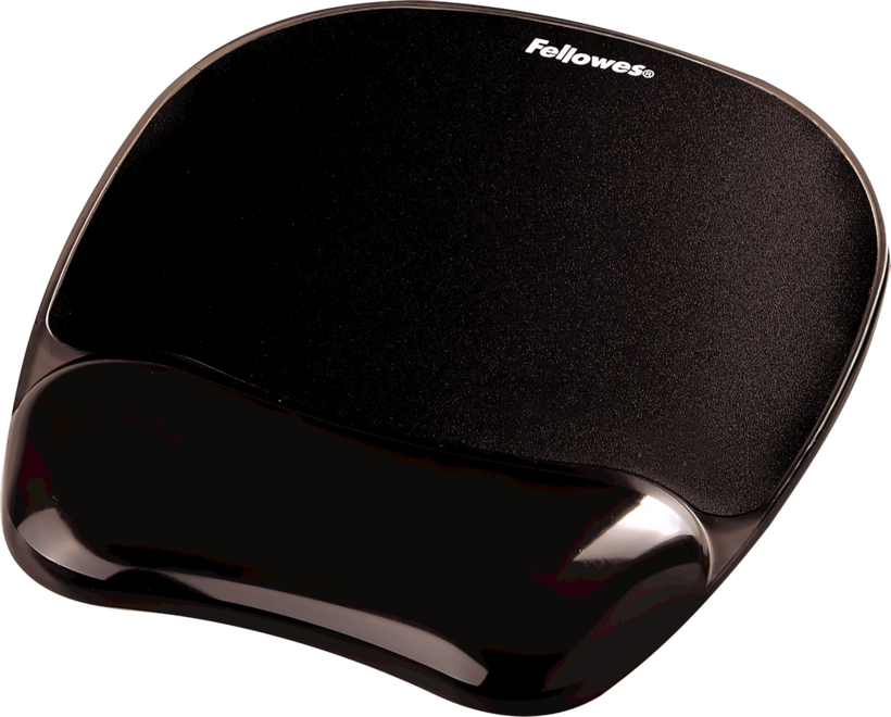 Fellowes Mouse Pad w/ Wrist Rest Black