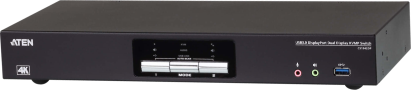 ATEN KVM Switch DP DualHead 2-port