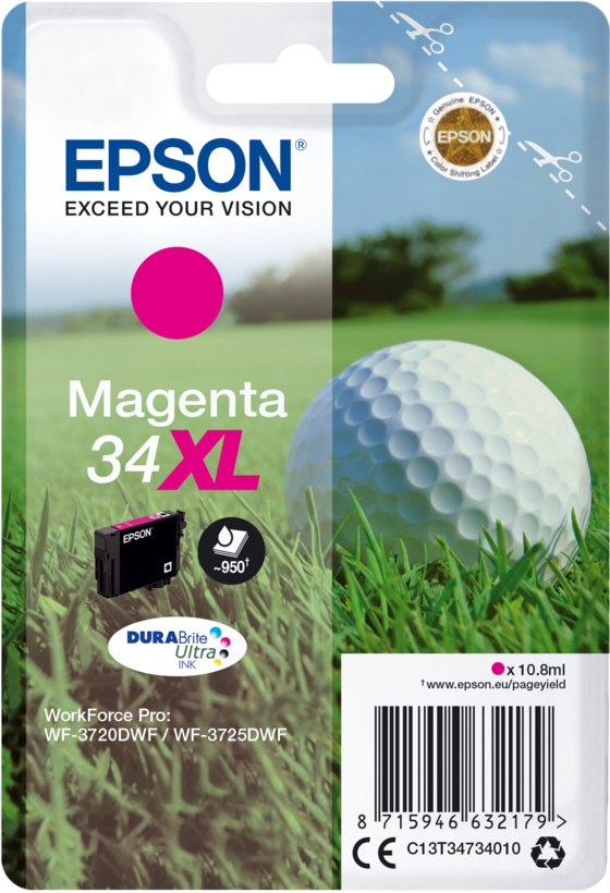 Encre Epson 34XL, magenta
