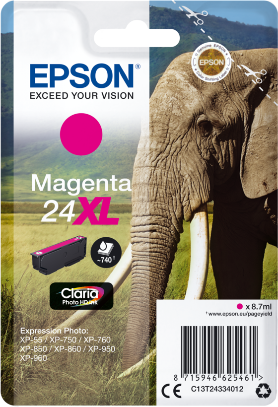 Epson 24XL Tinte magenta