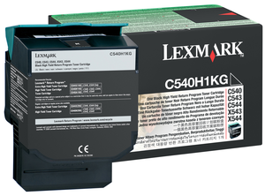 Lexmark Tóner C540H negro