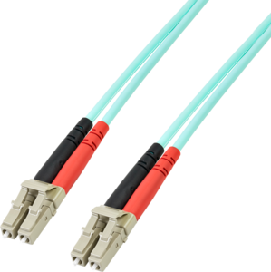 Câble patch FO duplex LC-LC 15m, 50/125µ