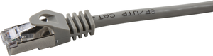 Câble patch Cat.5e,SF/UTP,RJ45,1m,gris