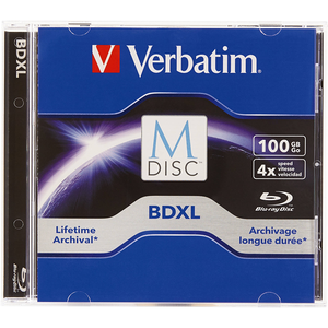 Verbatim M-Disc BD-R Blu-Ray 100GB 5 Pac