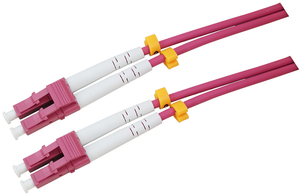 FO Duplex Patch Cable 50µ LC-LC 0.5m