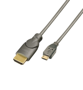 Cable Lindy MHL - HDMI 0,5 m