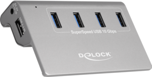 Delock USB Hub 3.1 4-port Silver