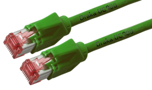 Patch Cable RJ45 S/FTP Cat6 0.5m Green