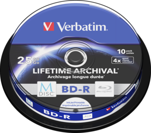 Verbatim M-Disc Blu-ray BD-R 25GB Sp(10)