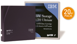 IBM LTO-7 Ultrium Tape + Label 20 St