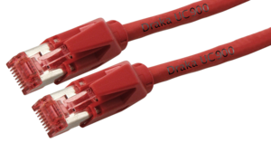 Câble patch RJ45 S/FTP Cat6 2 m rouge