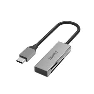 Lecteur carte USB-C Hama Alu SD/microSD