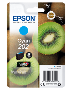 Encre Epson 202 Claria, cyan