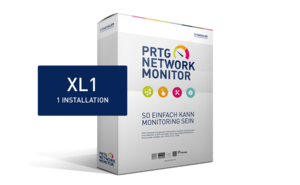 Paessler PRTG Network Monitor Upgrade inkl. Maintenance 12 Monate von 500 Sensoren auf XL 1