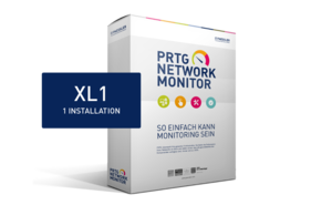 Paessler PRTG Network Monitor Upgrade incl. Maintenance 12 months from 500 Sensors to XL 1