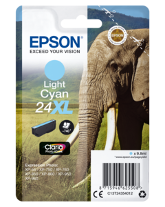 Encre Epson 24XL, cyan clair