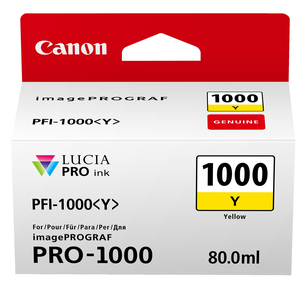 Encre Canon PFI-1000Y, jaune