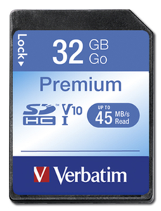 Tarjeta SDHC Verbatim Premium 32 GB