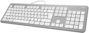 Hama KC-700 Keyboard Silver/White