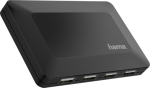 Hama USB Hub 2.0 4-port Black